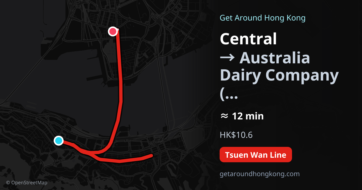 How to get from Central to Australia Dairy Company (Jordan)