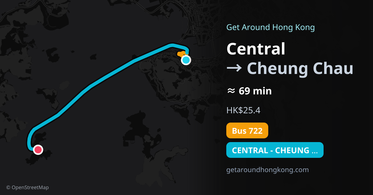 How to get from Central to Cheung Chau